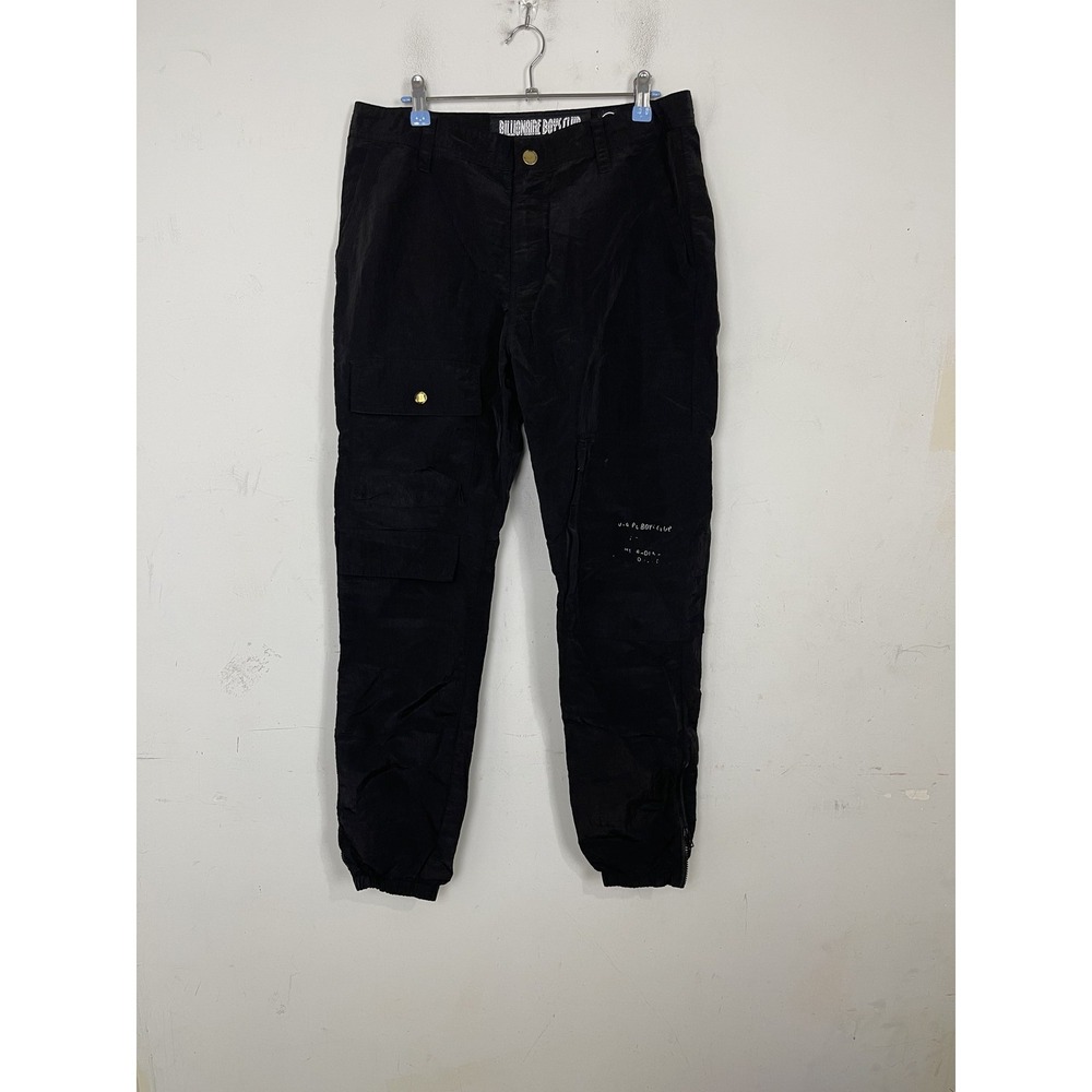Billionaire Boys Club BBC Mens‎ Pants Size 32 Black Nylon Cargo Jogger